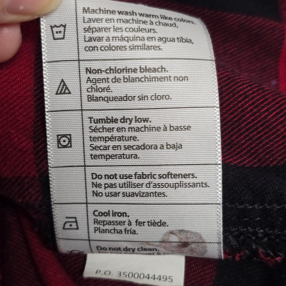 Carhartt Rugged Flex Flannel Shirt Womens 1X Red‎ Black Buffalo Plaid Workwear - Picture 8 of 12